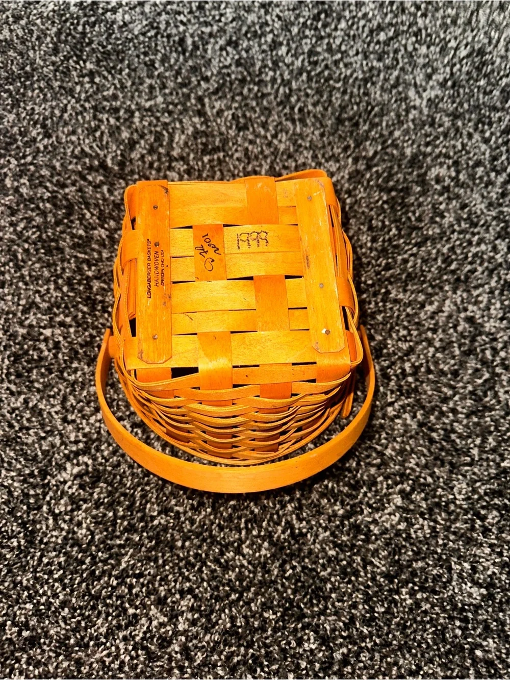 longaberger small bucket basket
